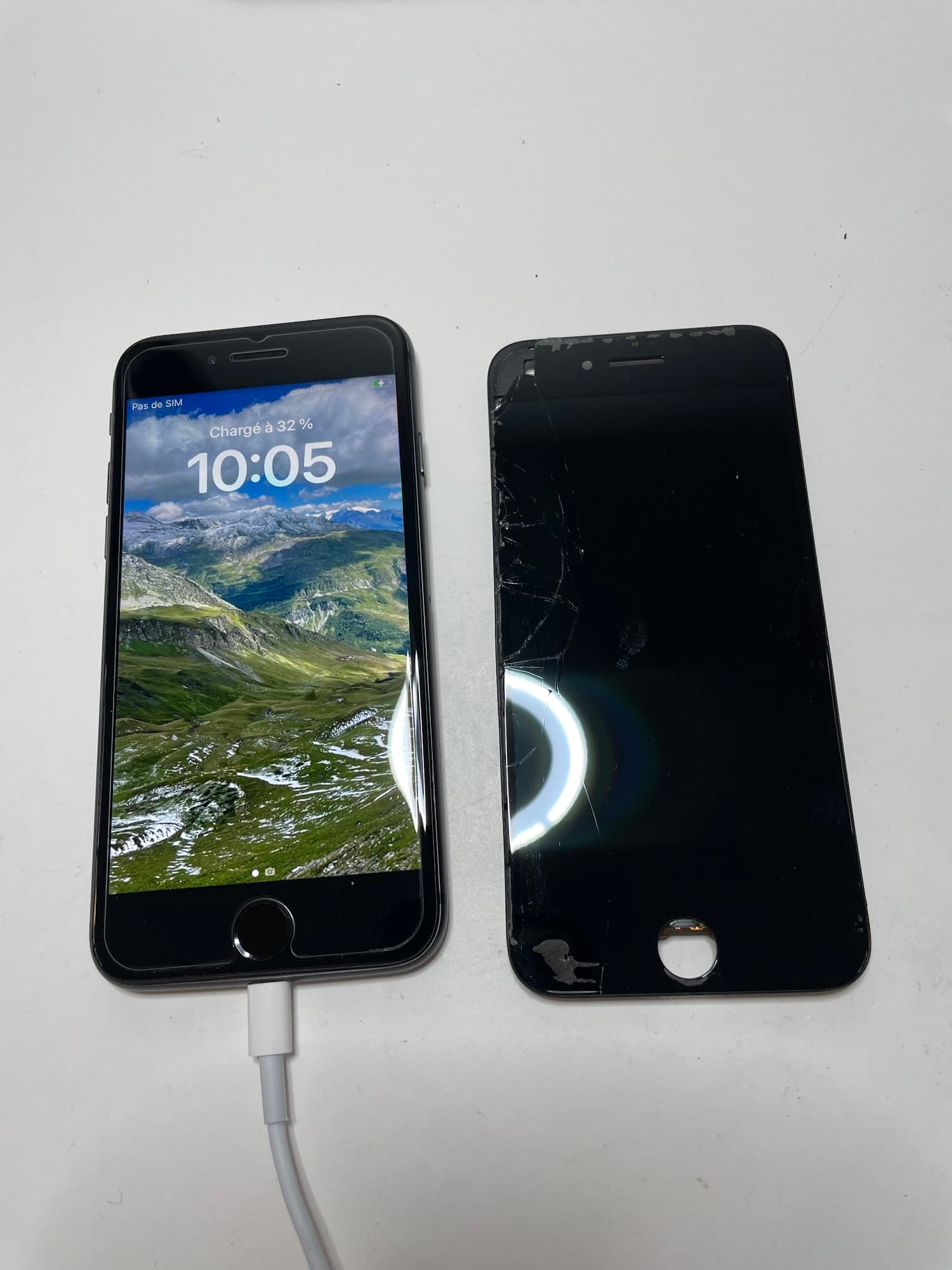 Résultat réparation iPhone 13 Mulhouse
